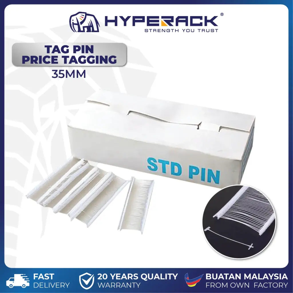 HYPERACK ™️ Tagging Price Merchandise Tag Gun Pin Retail Usage 35mm