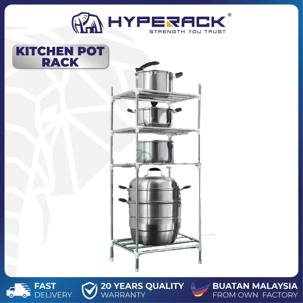 HYPERACK ™️ Kitchen Pot Rack Floor Standing Kitchen Supplies