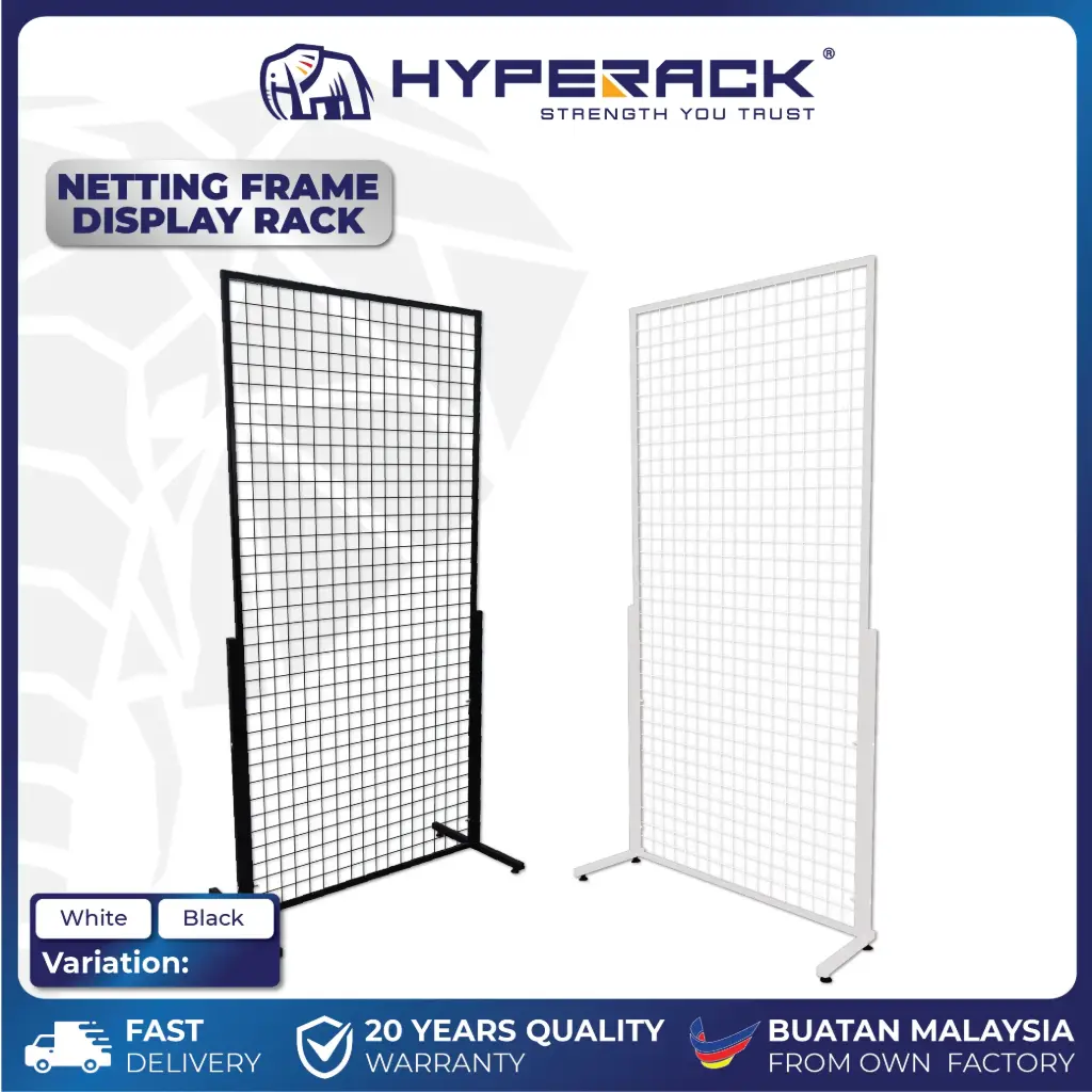 HYPERACK ™️ Netting Frame Display Rack T-Stand L-Stand