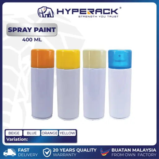 HYPERACK ™️ 400ml Spray Paint Besi Solid Colour