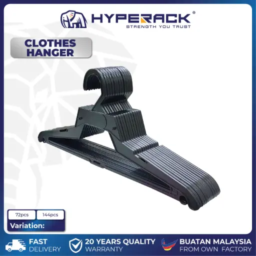 HYPERACK ™️ 72pcs / 144pcs Clothes Hanger Organization