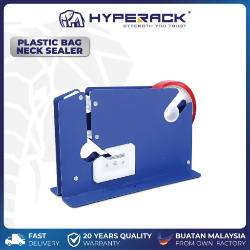 HYPERACK ™️ Plastic Bag Neck Sealer Seal Sealing Machine (K-8) / Bag Neck Sealer Tape